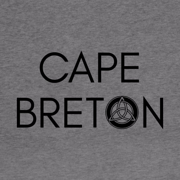 CAPE BRETON CELTIC KNOT | BLACK by SALTY TEES & CO.